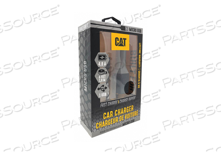 USB CAR CHARGER CHARGES UP TO 2 DEVICES by CAT