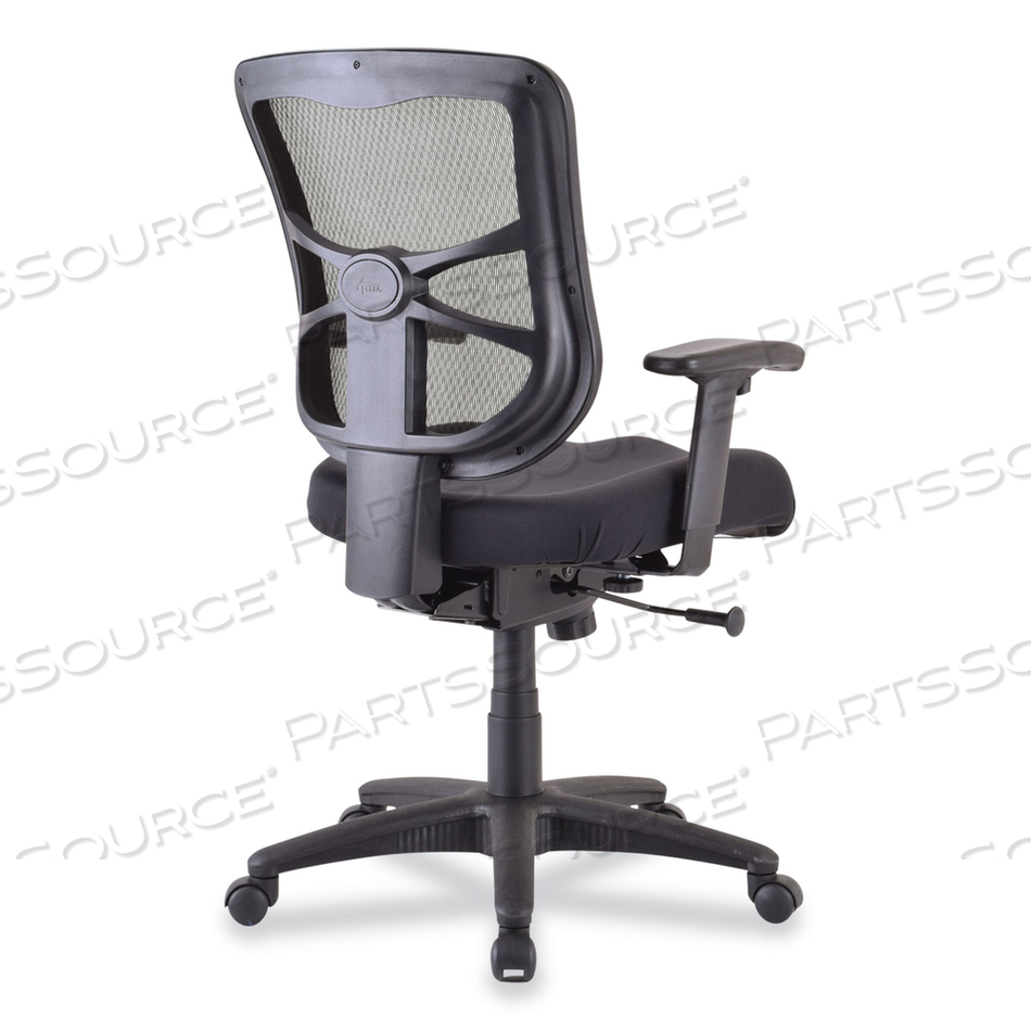 ALERA ELUSION SERIES MESH MID-BACK SWIVEL/TILT CHAIR, SUPPORTS UP TO 275 LB, 17.9" TO 21.8" SEAT HEIGHT, BLACK by Alera