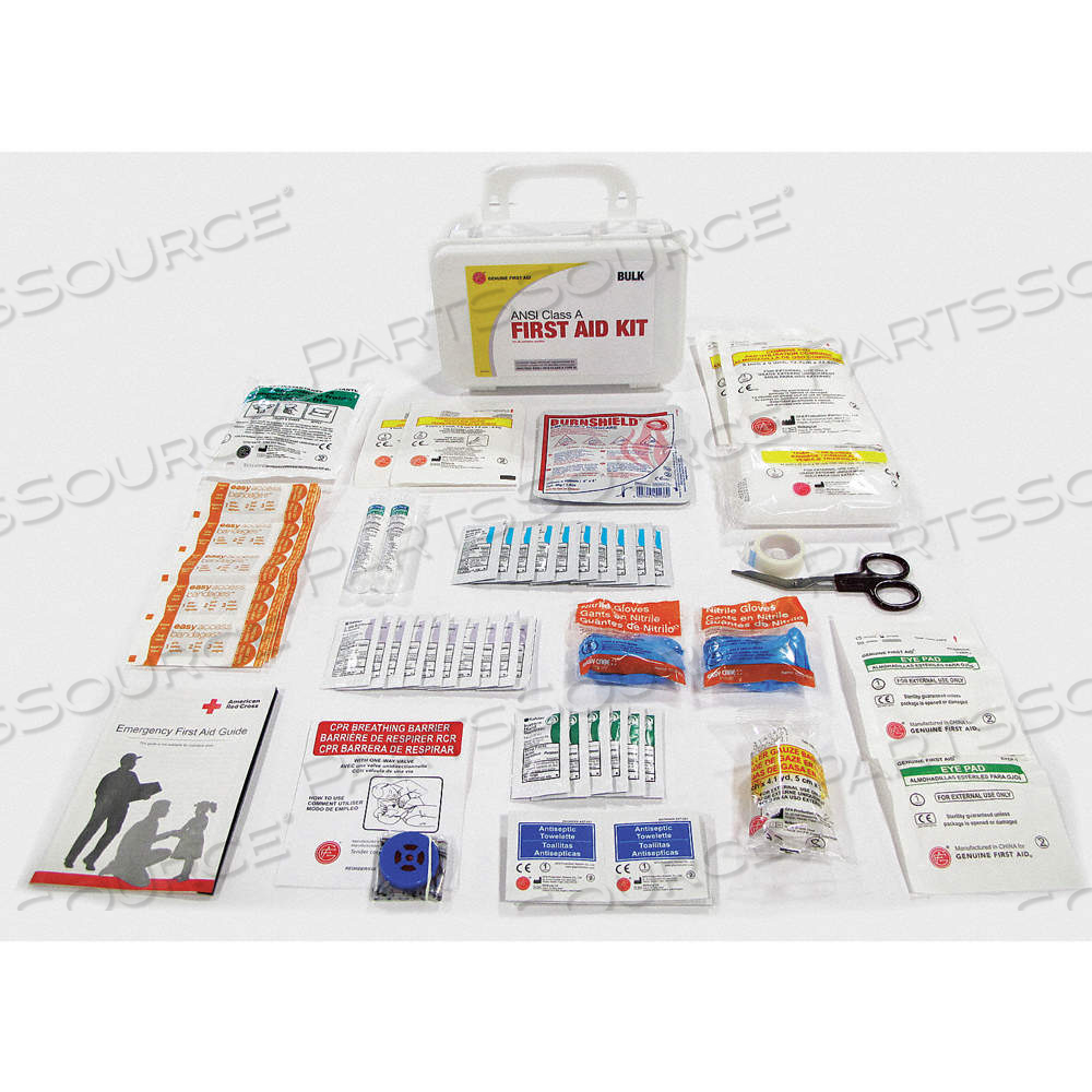 FIRST AID KIT AND HOUSING, 71 COMPONENTS, ANSI/ISEA Z308.1-2015, TYPE III, 9999-2151 by Approved Vendor FIRST AID KIT AND HOUSING, 71 COMPONENTS, ANSI/ISEA Z308.1-2015, TYPE III, 9999-2151 by Approved Vendor