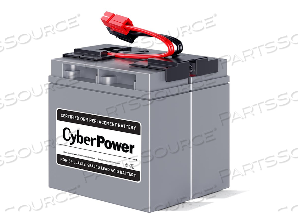 RB12170X2A, UPS BATTERY, 2 X BATTERY, LEAD ACID, 17 AH by CyberPower