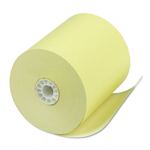 DIRECT THERMAL PRINTING THERMAL PAPER ROLLS, 3.13" X 230 FT, CANARY, 50/CARTON by Iconex