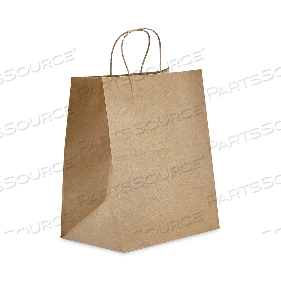 KRAFT PAPER BAGS, BISTRO, 10 X 6.75 X 12, NATURAL, 250/CARTON 