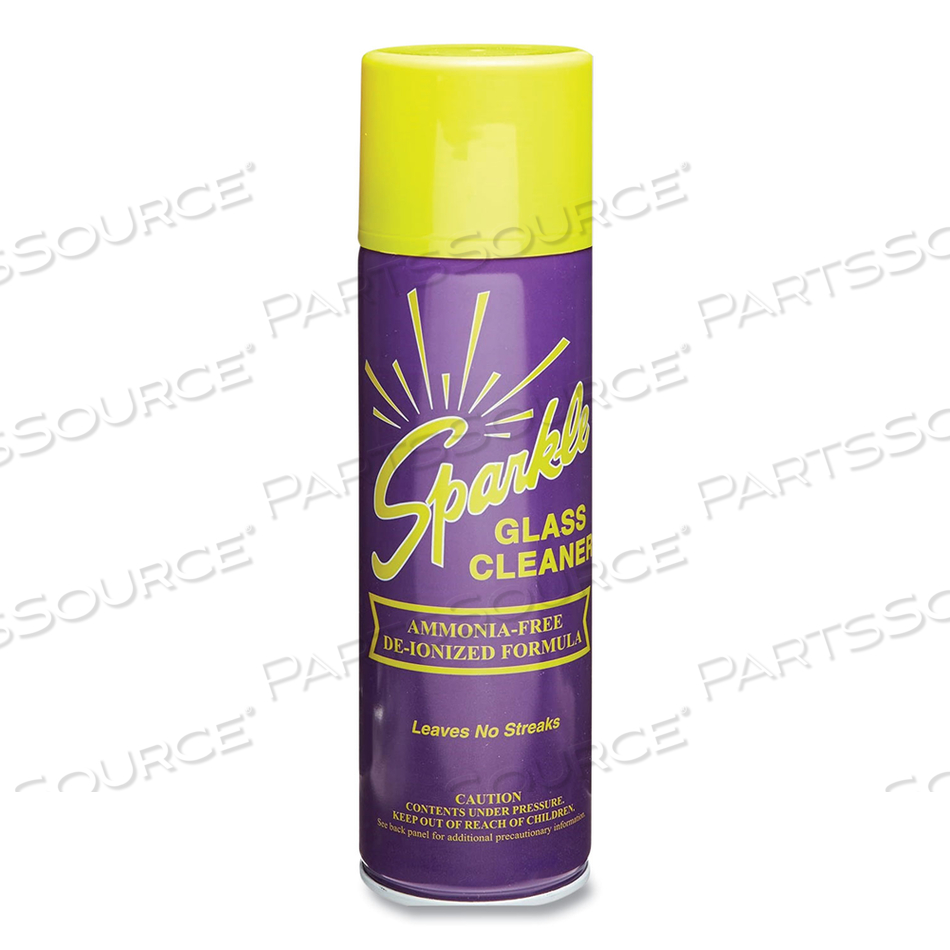 GLASS CLEANER, 20 OZ AEROSOL SPRAY, 12/CARTON 