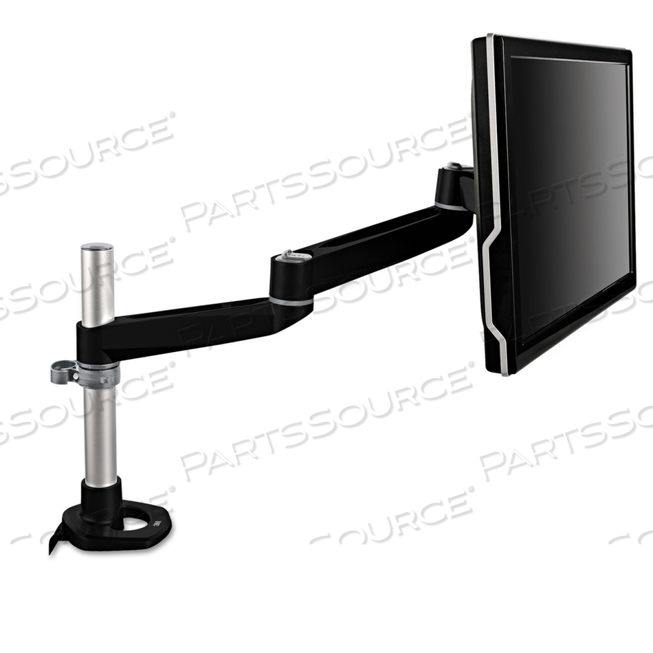 DUAL MONITOR SWIVEL ARM, 360 DEGREE ROTATION, +15 DEGREE/-90 DEGREE TILT, 180 DEGREE PAN, BLACK/GRAY, SUPPORTS 30 LB by 3M Consumer