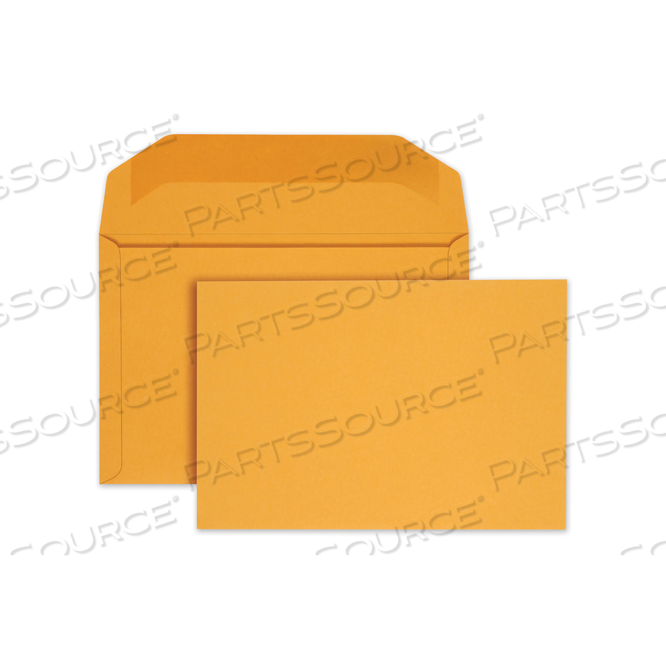 OPEN-SIDE BOOKLET ENVELOPE, #15, HUB FLAP, GUMMED CLOSURE, 10 X 15, MANILA by Quality Park Products OPEN-SIDE BOOKLET ENVELOPE, #15, HUB FLAP, GUMMED CLOSURE, 10 X 15, MANILA by Quality Park Products
