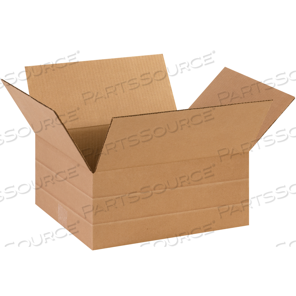 MULTI-DEPTH CORRUGATED BOXES, 14" X 12" X 6", KRAFT, 25/BUNDLE by BOX Partners (Box Acquisitions, LLC)