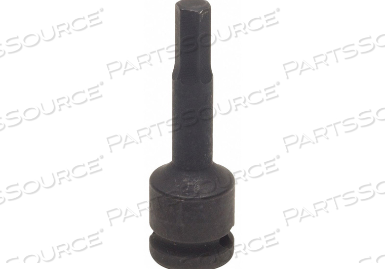 IMPACT SOCKET BIT, METRIC, DRIVE SIZE 3/8 IN, OVERALL LENGTH 2 23/64 IN, TIP SIZE 4 MM, HEX, REPLACEABLE INSERT NO, ALLOY STEEL, BLACK OXIDE by Westward IMPACT SOCKET BIT, METRIC, DRIVE SIZE 3/8 IN, OVERALL LENGTH 2 23/64 IN, TIP SIZE 4 MM, HEX, REPLACEABLE INSERT NO, ALLOY STEEL, BLACK OXIDE by Westward