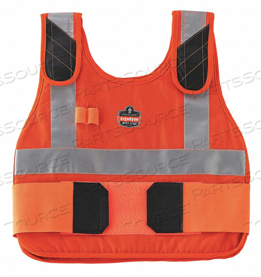 FR COOLING VEST ORANGE 4 HR. S/M by Ergodyne FR COOLING VEST ORANGE 4 HR. S/M by Ergodyne