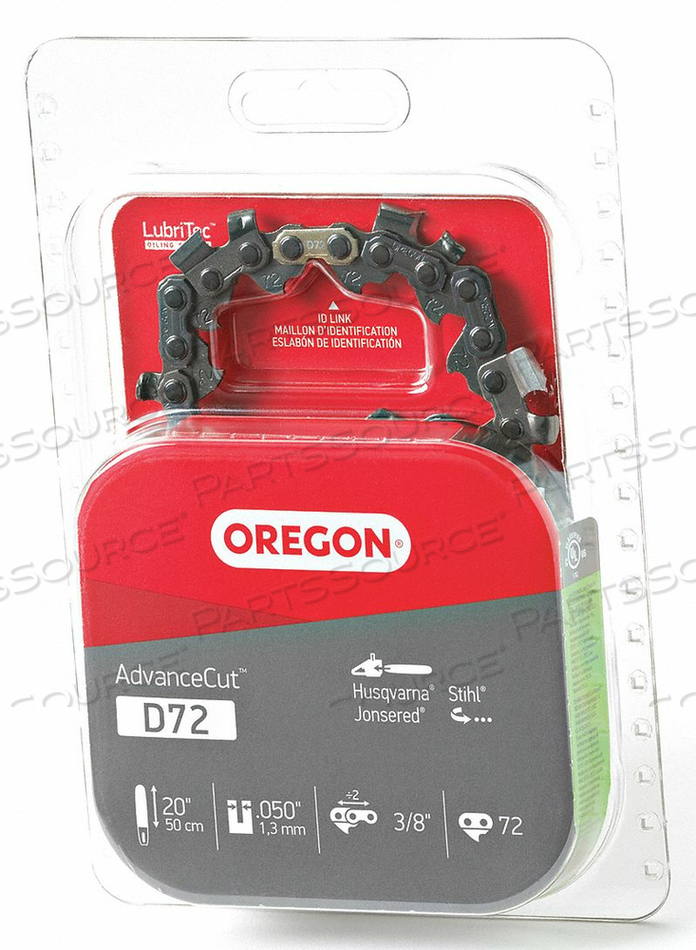 SAW CHAIN 20 IN. .050 IN. 3/8 IN PITCH by Oregon