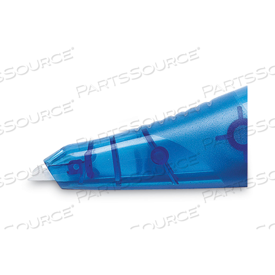WITE-OUT BRAND EXACT LINER CORRECTION TAPE, NON-REFILLABLE, BLUE APPLICATOR, 0.2" X 236" by BIC WITE-OUT BRAND EXACT LINER CORRECTION TAPE, NON-REFILLABLE, BLUE APPLICATOR, 0.2" X 236" by BIC