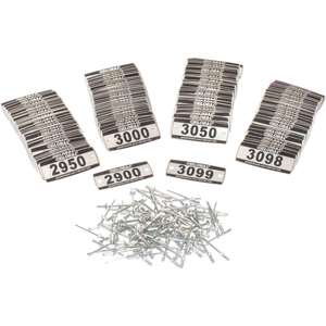 LOCKER NUMBER PLATE KIT, NUMBERED 2900-3099, 200/PACK by Precision Sourcing LOCKER NUMBER PLATE KIT, NUMBERED 2900-3099, 200/PACK by Precision Sourcing