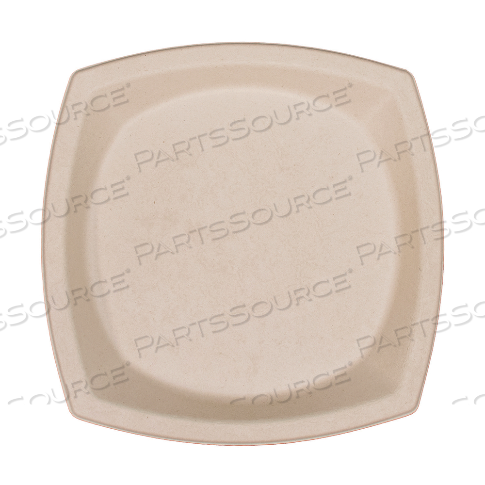 COMPOSTABLE FIBER DINNERWARE, PROPLANET SEAL, PLATE, 10 X 10, TAN by Dart Container Corporation