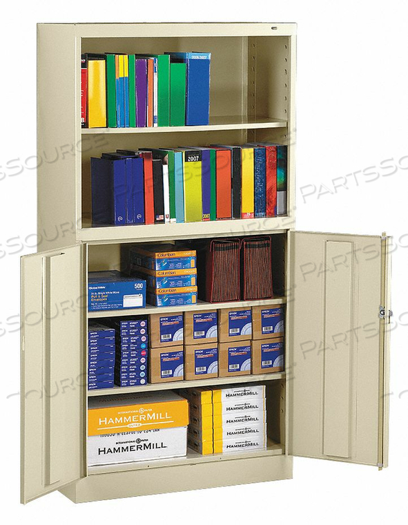 D4884 BOOKCASE STORAGE CABINET PUTTY by Tennsco Corp. D4884 BOOKCASE STORAGE CABINET PUTTY by Tennsco Corp.