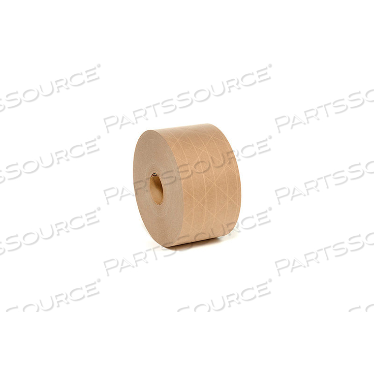 REINFORCED WATER ACTIVATED TAPE 70MM X 375' 5 MIL TAN by Holland Manufacturing Company, Inc. REINFORCED WATER ACTIVATED TAPE 70MM X 375' 5 MIL TAN by Holland Manufacturing Company, Inc.