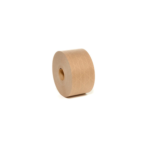 REINFORCED WATER ACTIVATED TAPE 70MM X 375' 5 MIL TAN by Holland Manufacturing Company, Inc. REINFORCED WATER ACTIVATED TAPE 70MM X 375' 5 MIL TAN by Holland Manufacturing Company, Inc.