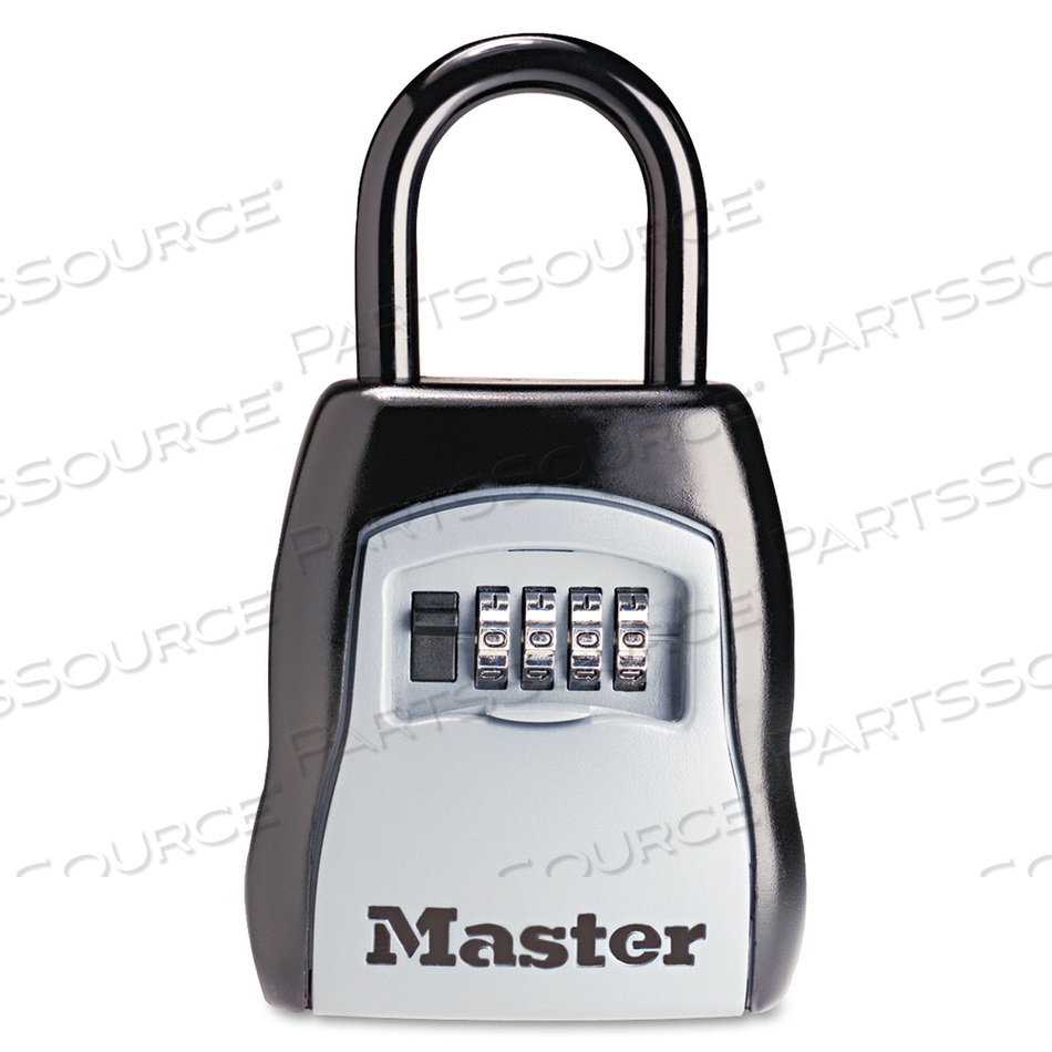 PORTABLE 4-DIGIT COMBINATION KEYLOCK BOX - HOLDS 1-5 KEYS by Master Lock