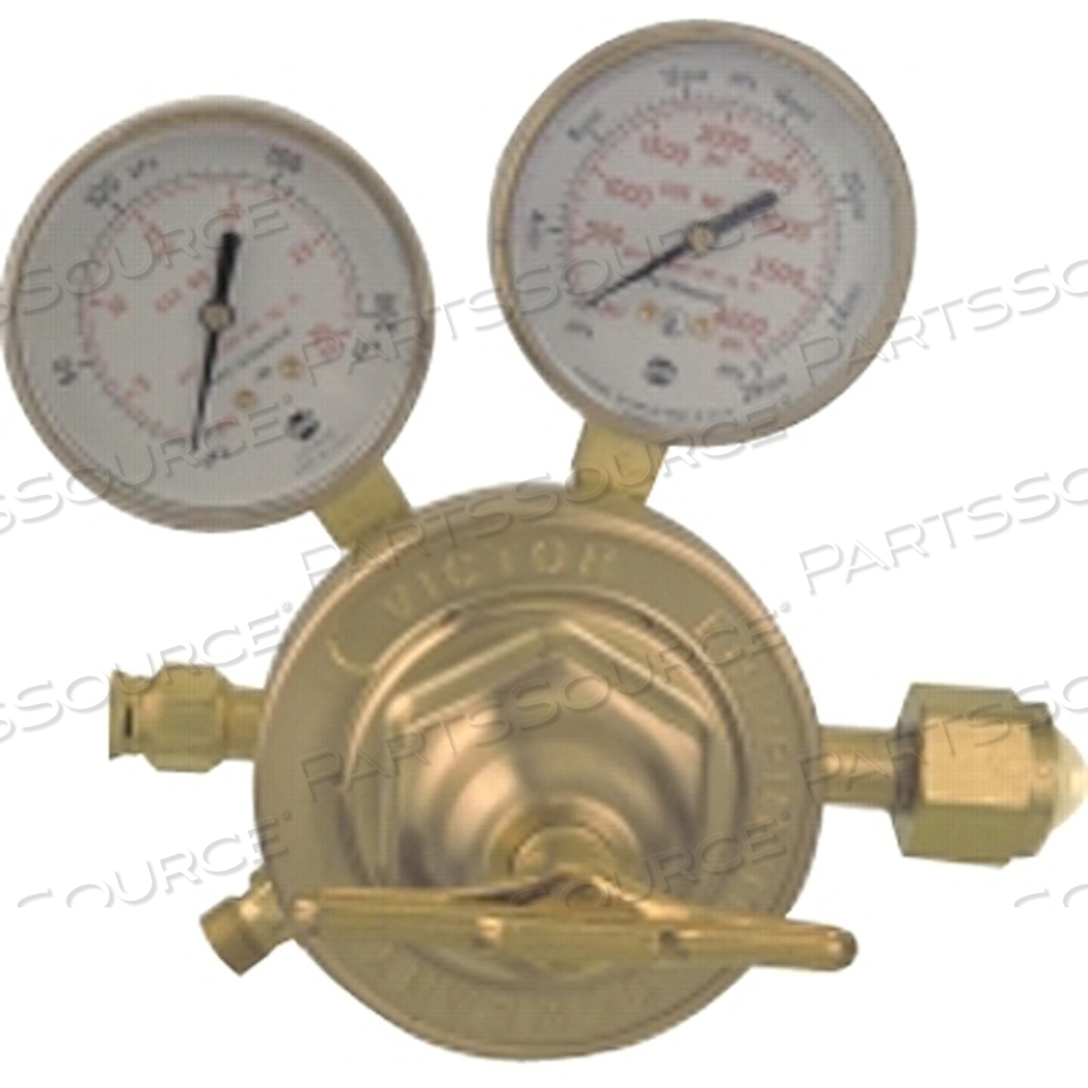 SR 450 SINGLE STAGE HEAVY DUTY REGULATORS, L.P. GAS, CGA 510, 3,000 PSIG INLET by Victor SR 450 SINGLE STAGE HEAVY DUTY REGULATORS, L.P. GAS, CGA 510, 3,000 PSIG INLET by Victor