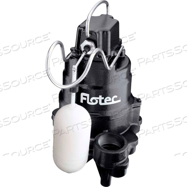 FLOTEC SUBMERSIBLE CAST IRON SUMP PUMP 1/3 HP 