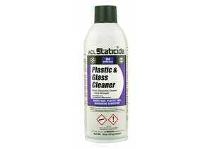 PLASTIC AND GLASS CLEANER LIQUID 15 OZ. by ACL Staticide