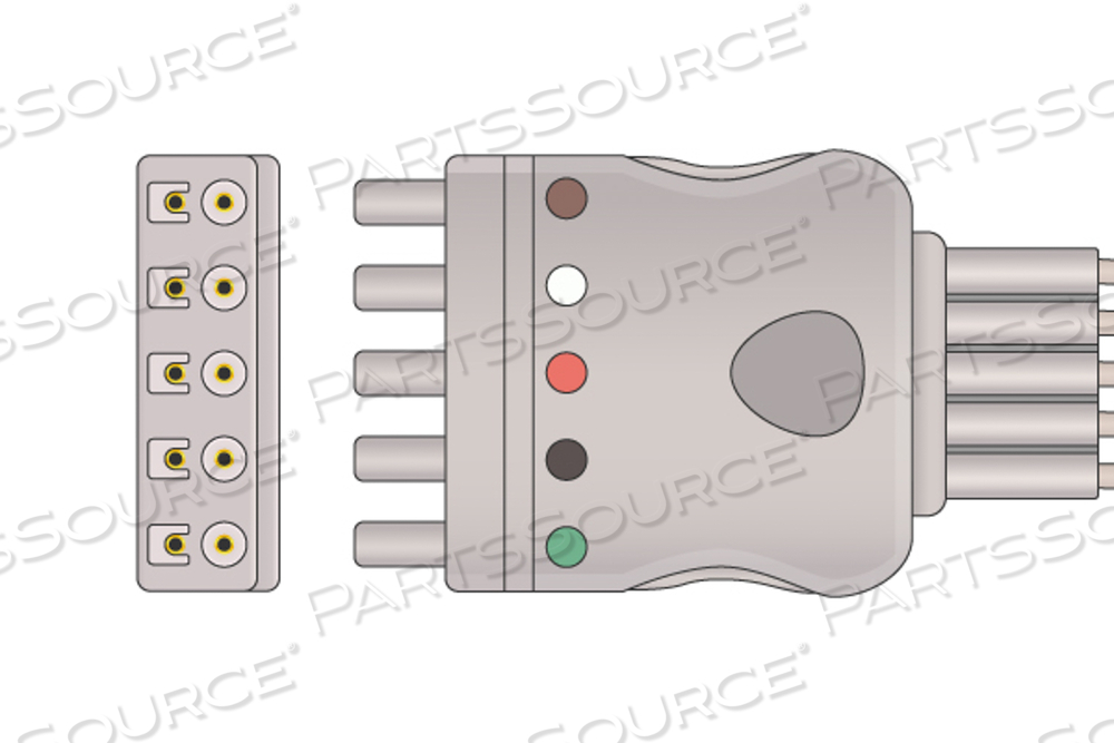 PHILIPS COMPATIBLE ECG LEADWIRE 