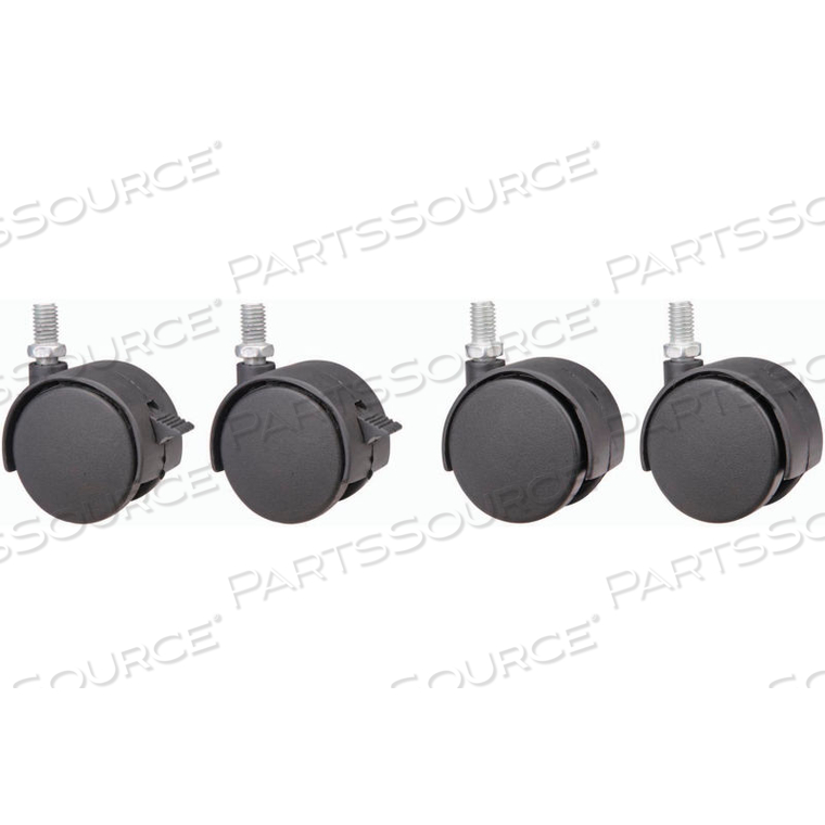 INTERION CASTER KIT FOR PEDESTAL FILE (SET OF 4) by Jiaxing Haihong Mechanical & Electrical