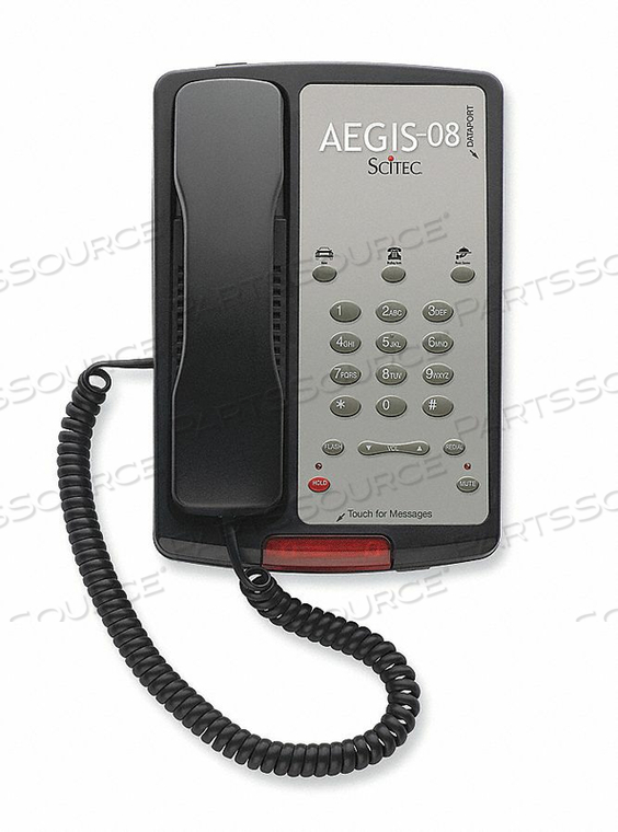 HOSPITALITY FEATURE PHONE BLACK by Cetis