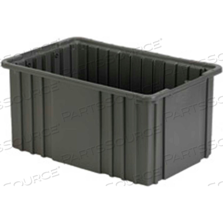 DIVIDER BOX NDC2080 16-1/2" X 10-7/8" X 8", GRAY by Lewisbins DIVIDER BOX NDC2080 16-1/2" X 10-7/8" X 8", GRAY by Lewisbins
