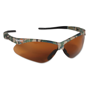 NEMESIS SAFETY GLASSES, CAMO FRAME, BRONZE LENS by KleenGuard NEMESIS SAFETY GLASSES, CAMO FRAME, BRONZE LENS by KleenGuard