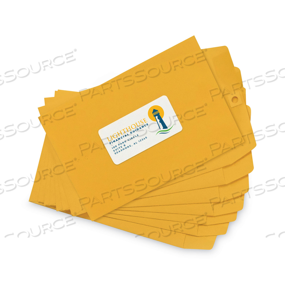 WHITE ALL-PURPOSE LABELS, 2 X 4, 1000/BOX by Maco WHITE ALL-PURPOSE LABELS, 2 X 4, 1000/BOX by Maco