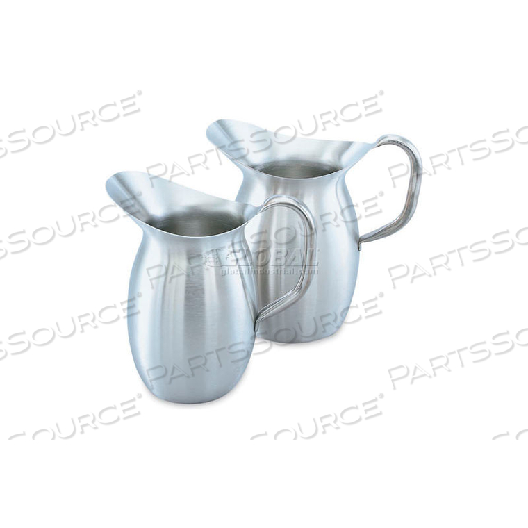 BELL SHAPED PITCHER 4-1/8 QT - SATIN FINISHED by Vollrath