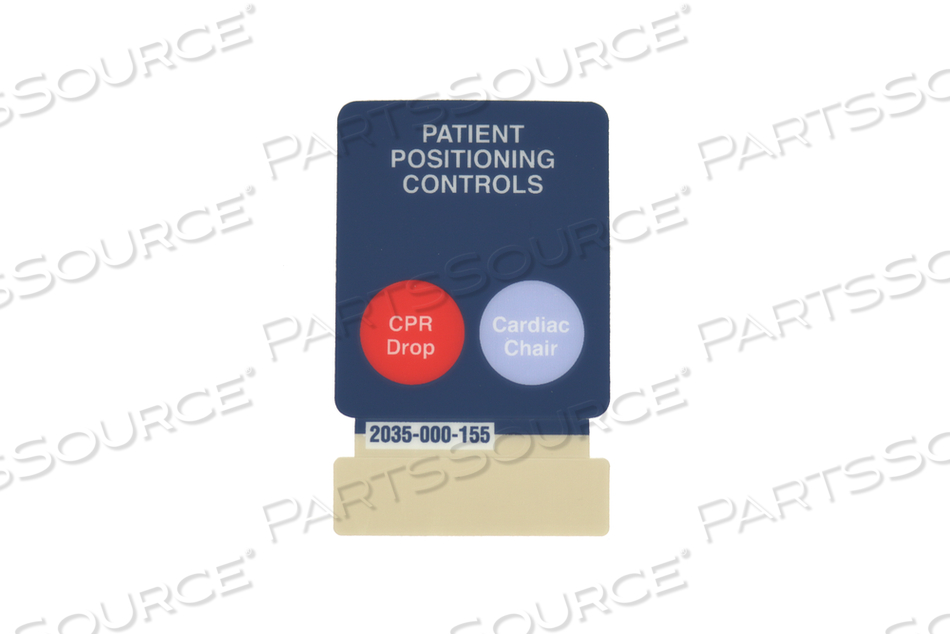 CARDIAC CHAIR LABEL FOR CRITICAL CARE BED by Stryker Medical