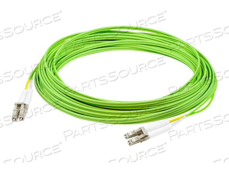 ADDON, PATCH CABLE, LC/PC MULTI-MODE (M) TO LC/PC MULTI-MODE (M), 3 M, FIBER OPTIC, DUPLEX, 50 MICRON, OM5, RISER, LIME GREEN by ADDON