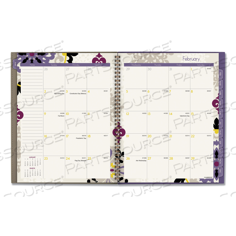 VIENNA WEEKLY/MONTHLY APPOINTMENT BOOK, VIENNA GEOMETRIC ARTWORK, 11 X 8.5, PURPLE/TAN COVER, 12-MONTH (JAN TO DEC): 2023 VIENNA WEEKLY/MONTHLY APPOINTMENT BOOK, VIENNA GEOMETRIC ARTWORK, 11 X 8.5, PURPLE/TAN COVER, 12-MONTH (JAN TO DEC): 2023