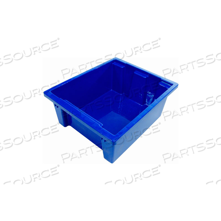 PLASTIC TUBS - SET OF 4 (2 RED, 2 BLUE) 