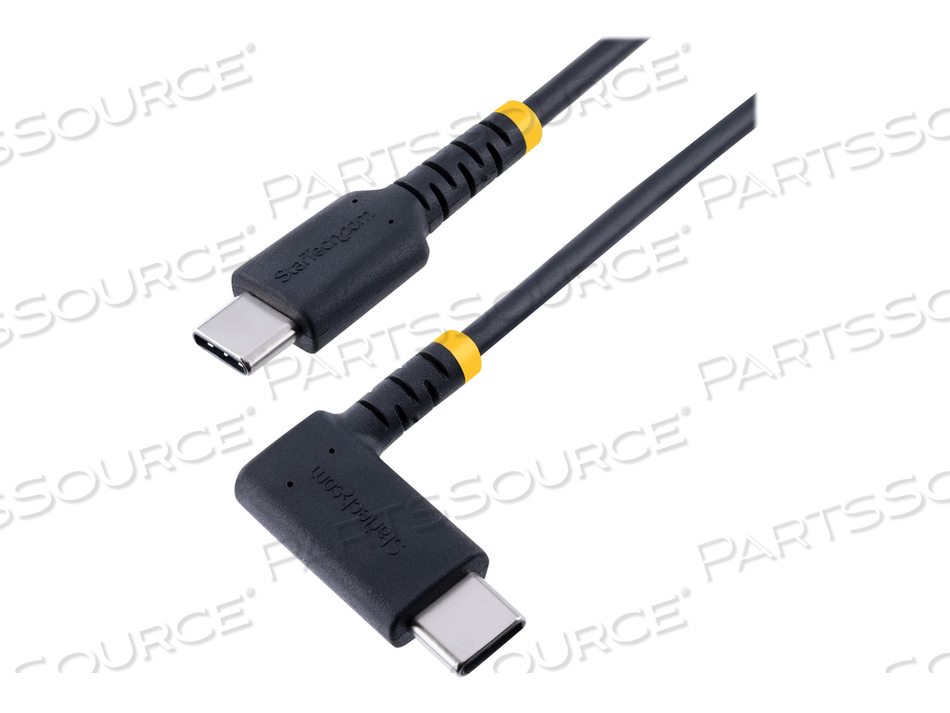 6IN (15CM) USB C CHARGING CABLE RIGHT ANGLE, 60W PD 3A, HEAVY DUTY FAST CHARGE USB-C CABLE, USB 2.0 TYPE-C, DURABLE AND RUGGED ARAMID FIBER, by StarTech.com Ltd.