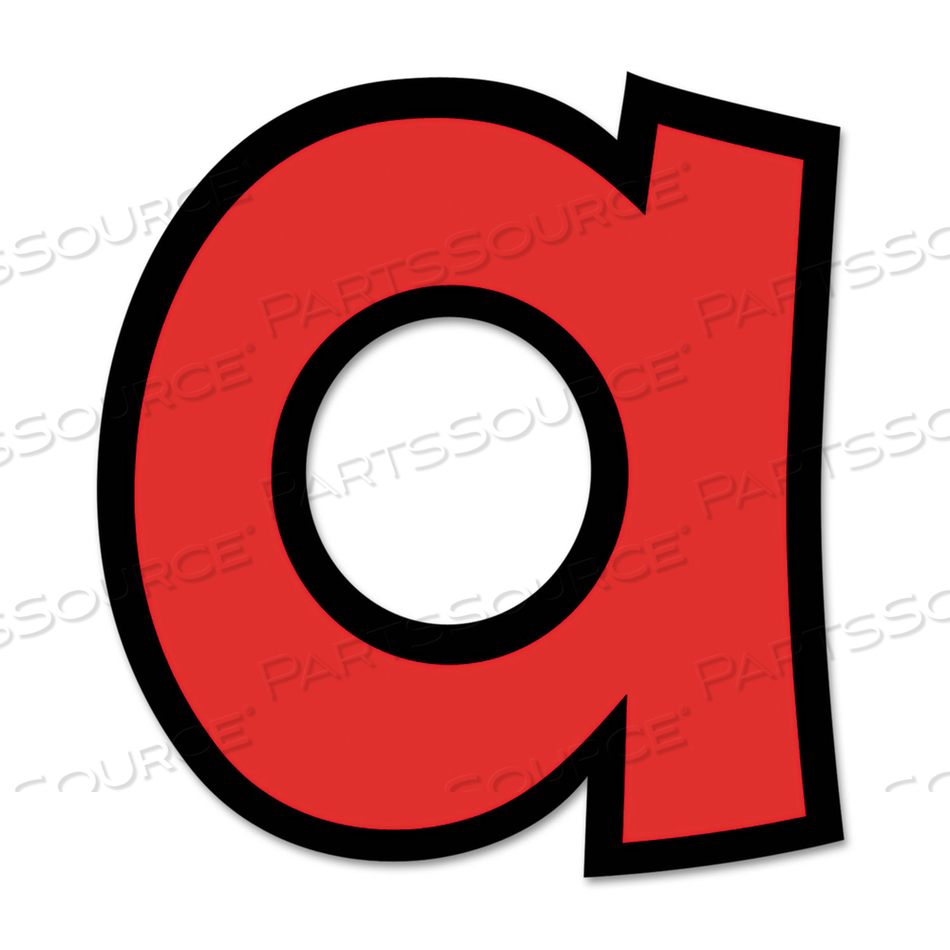 READY LETTERS PLAYFUL COMBO SET, RED, 4"H, 216/SET by Trend