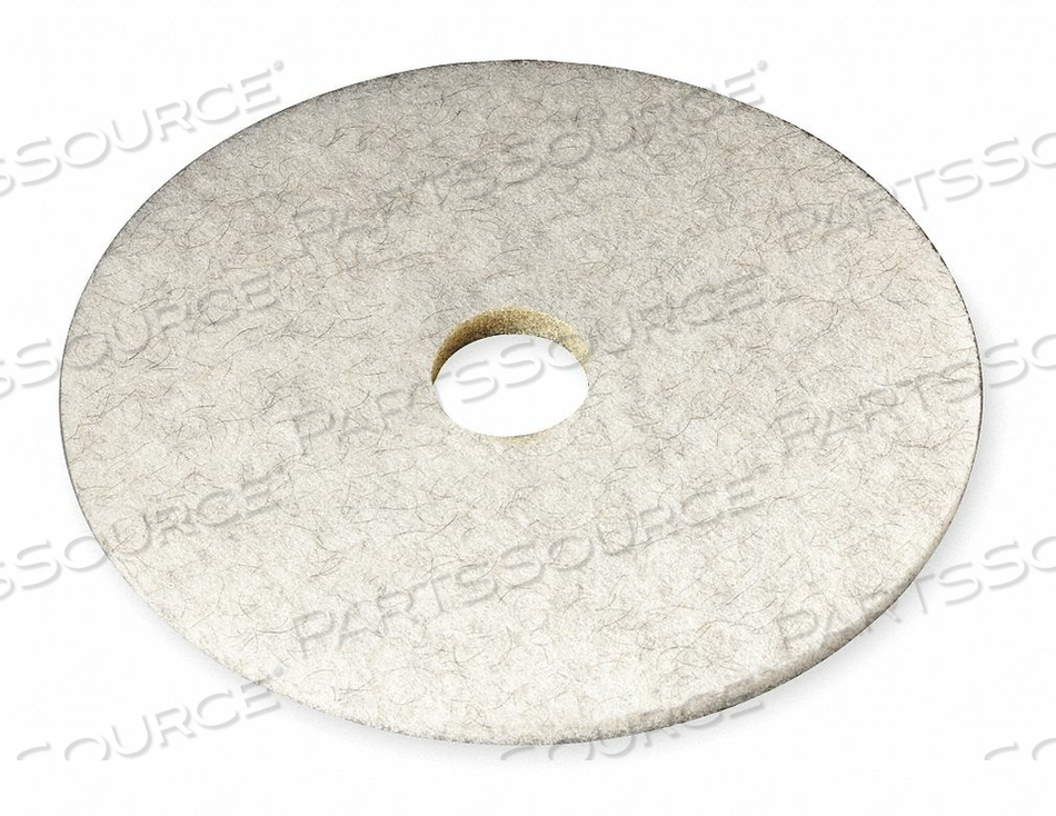 BURNISHING PAD 19 IN WHITE PK5 by 3M Healthcare