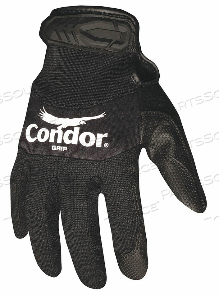 MECHANICS GLOVES, PALM MATERIAL BICAST LEATHER, 1 PAIR by Condor