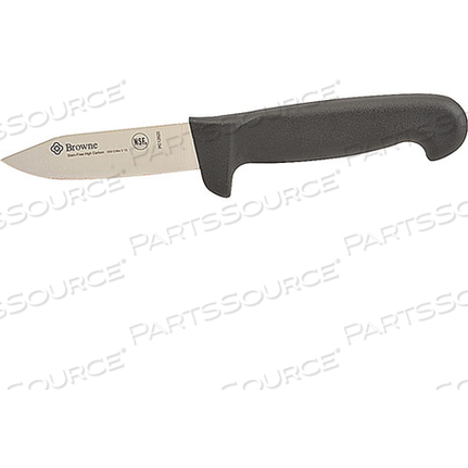 KNIFE, 3.25" PARING, BLK HDL by Browne Foodservice