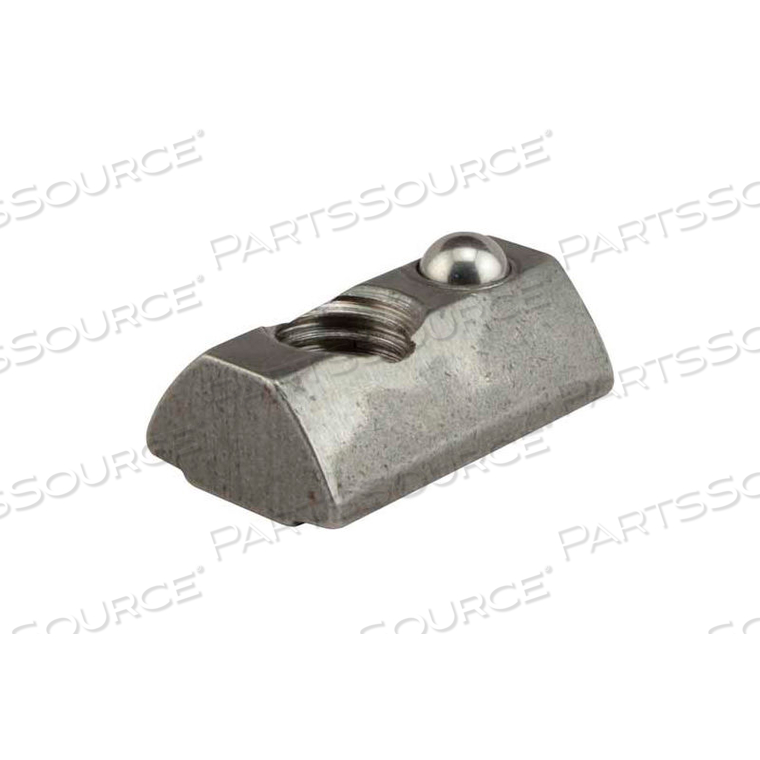 STAINLESS STEEL SELF-ALIGNING ROLL-IN T-NUT W/BALL SPRING by 80/20 Inc. STAINLESS STEEL SELF-ALIGNING ROLL-IN T-NUT W/BALL SPRING by 80/20 Inc.