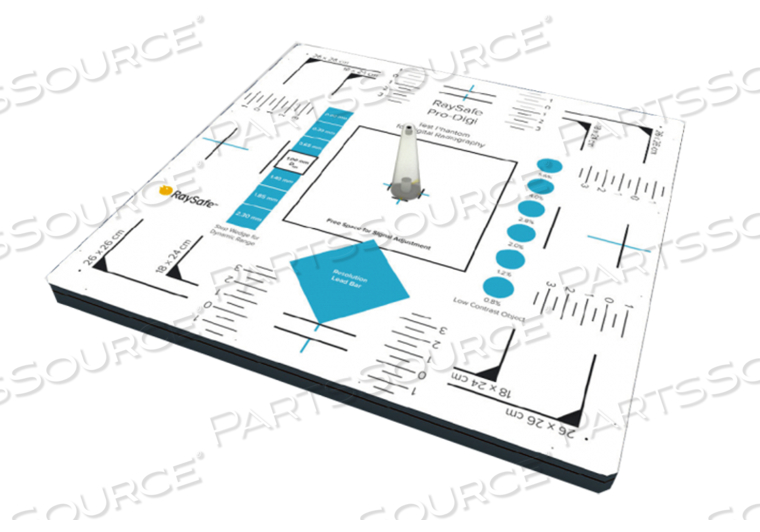RAYSAFE PRO-DIGI RADIOGRAPHY PHANTOM by Fluke Electronics Corp (Biomedical Div.)