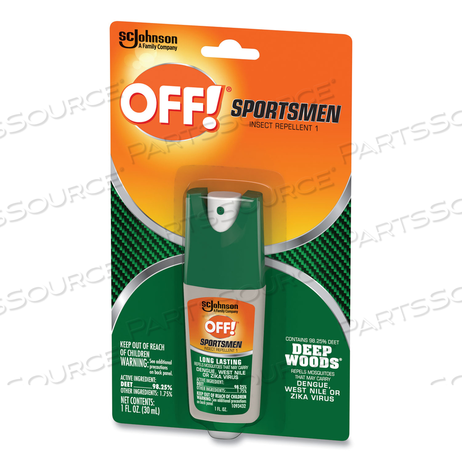 DEEP WOODS SPORTSMEN INSECT REPELLENT, 1 OZ SPRAY BOTTLE by OFF!