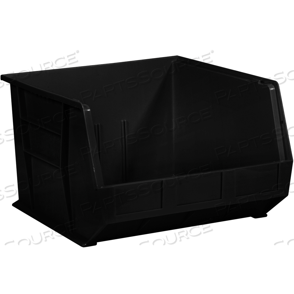 PLASTIC STACK & HANG BIN BOXES, 18" X 16 1/2" X 11", BLACK, 3/CASE by BOX Partners (Box Acquisitions, LLC)