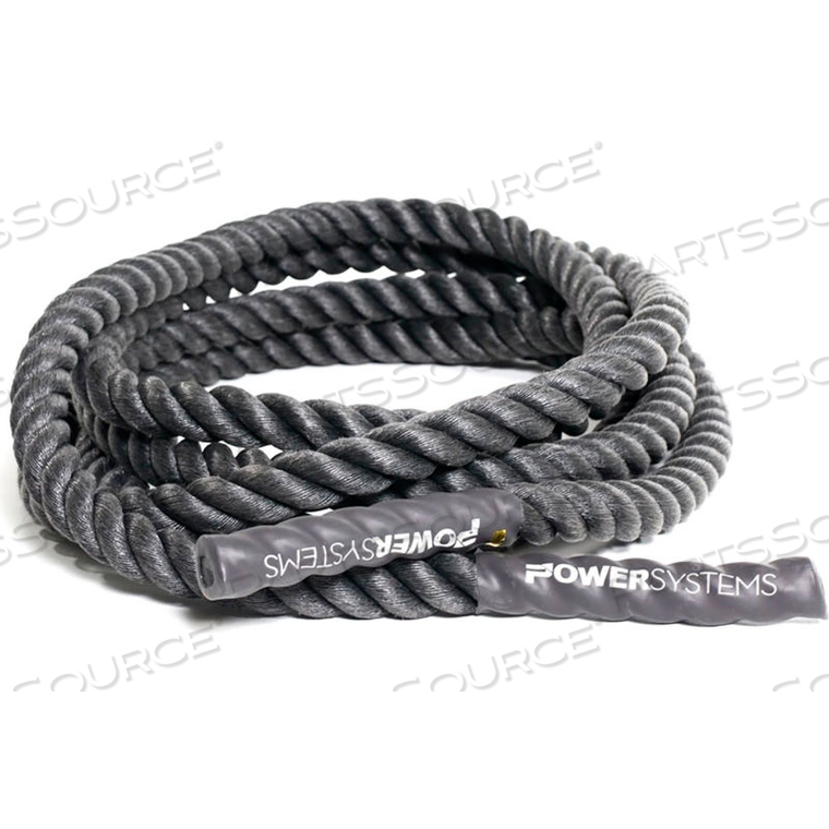 POWER TRAINING ROPE 30 FT. X 2" DIAMETER - BLACK 