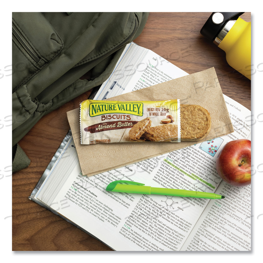 BISCUITS, ALMOND BUTTER, 1.35 OZ POUCH by Nature Valley BISCUITS, ALMOND BUTTER, 1.35 OZ POUCH by Nature Valley