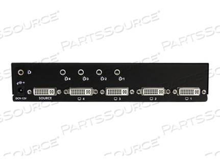 4 PORT DVI VIDEO SPLITTER WITH AUDIO - VIDEO/AUDIO SPLITTER - 4 X DVI + 4 X AUDIO - DESKTOP by StarTech.com Ltd.