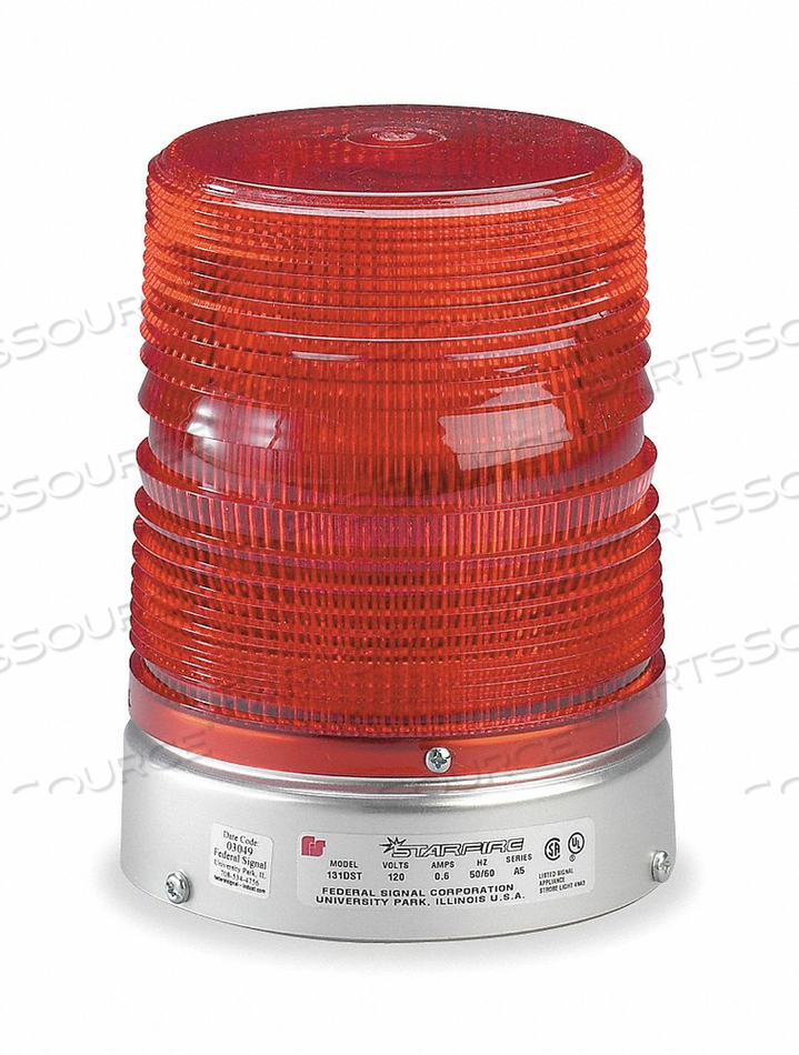 STROBE DOUBLE, 120VAC, RED by Federal Signal STROBE DOUBLE, 120VAC, RED by Federal Signal