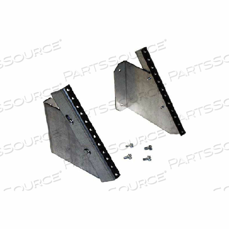 PATCH PANEL RACK ANGLES, 4RU, STEEL 