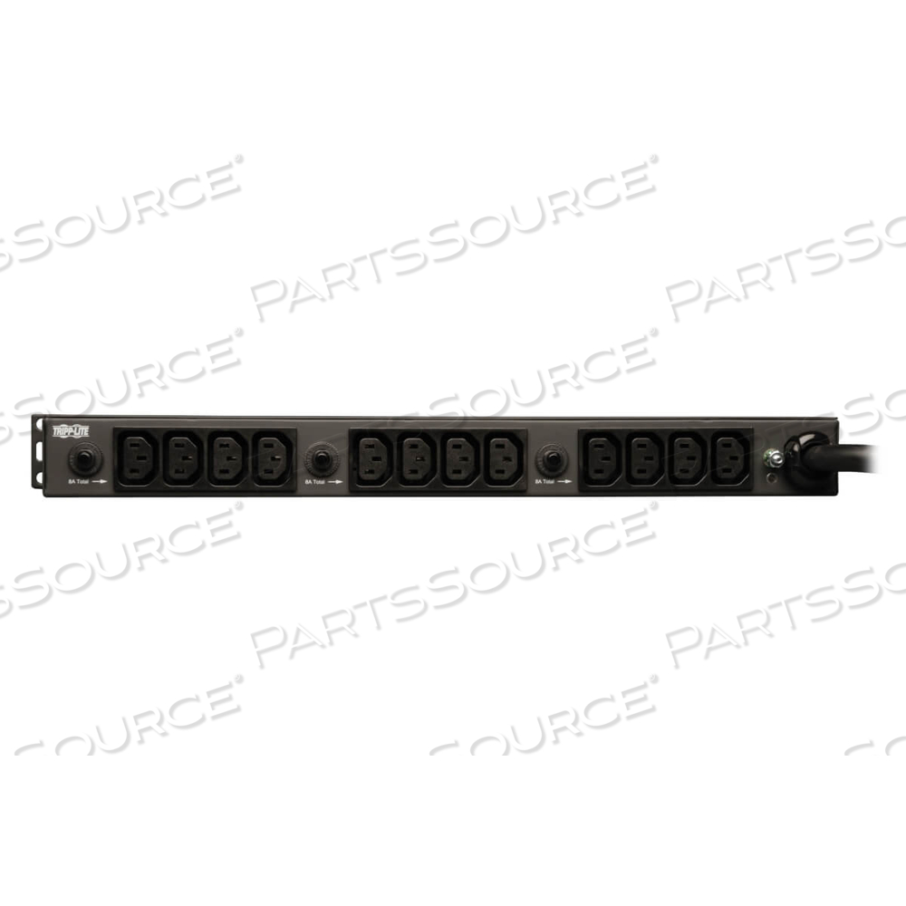 PDU SINGLE PHASE BASIC HORIZONTAL 200/240V 5.8KW 16 C13 4 C19 by Tripp Lite PDU SINGLE PHASE BASIC HORIZONTAL 200/240V 5.8KW 16 C13 4 C19 by Tripp Lite