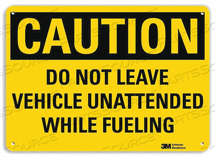 SAFETY SIGN DO NOT LEAVE VEHICLE 10IN.H by Lyle Signs Inc.